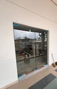 Set Pintu Kaca Kedai (FREE Frame) 