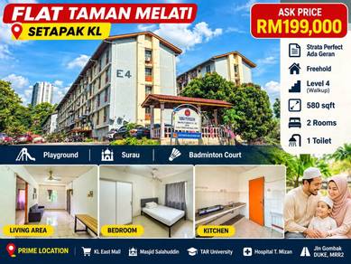 Flat For Sale in Flat Taman Melati Blok E
