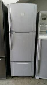 Toshiba Fridge Peti 3 Doors Refrigerator Ice Sejuk