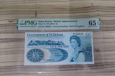 This is a £5 banknote issued by the Government