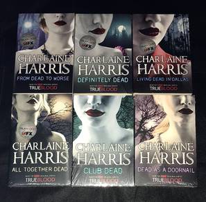 6 CHARLAINE HARRIS BOOKS Set TRUE BLOOD
