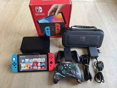 Switch Oled Jailbreak Fullbox 26Games🎮🔥