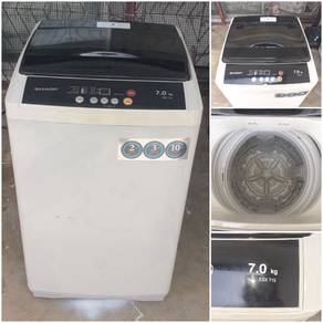 Sharp auto washer washing machine mesin basuh 7~k