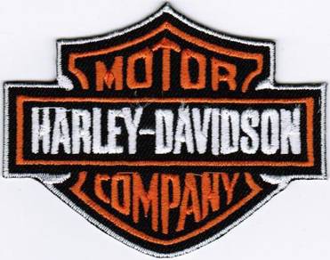 Harley-Davidson Motorcycle Racing Badge Patch