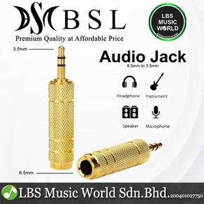 BSL Audio Jack Convertor 6.5mm Big to 3.5mm Small