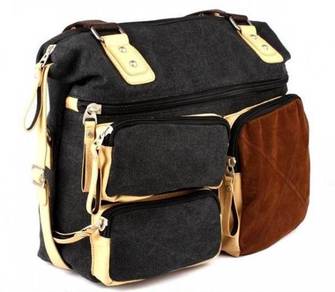 Multi-pocket Crossbody Travel Porter Sling Bag