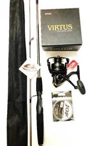 Ryobi jdm virtus reel combo pioneer snapshot rod