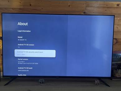 Philips 55” 4K Google Smart TV - Like New