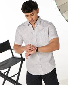 iamfamous.my Slim Fit Shirt Short Sleeve