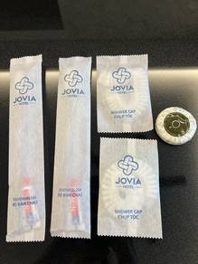 hotel toiletries- free