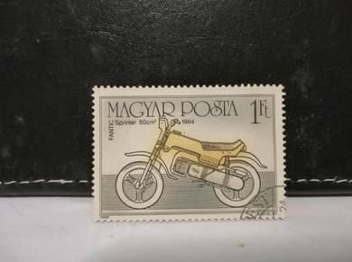 1985 Hungary Stamp Motorcycle