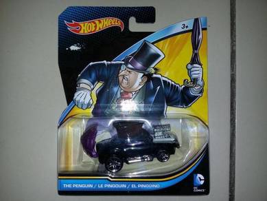 Hotwheel Batman Character Car Penguin Diecast