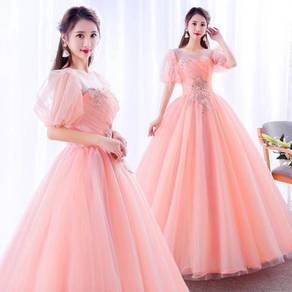 Pink green grey wedding ball dress gown RB1820