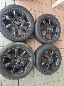 16 inch sport rim mini cooper pcd100 r56 myvi alza