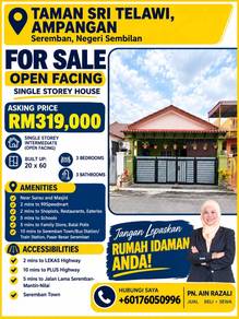 Terraced House For Sale in Ampangan,NSN