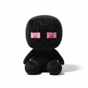 24cm Kawaii Minecraft Enderman Sitting Plush Toy