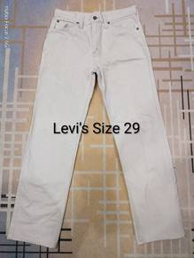 Levi's White/Cream Jeans Size 29