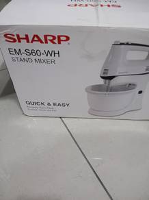 LIKE NEW Sharp Stand Mixer EM-S60-WH