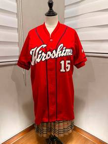HIROSHIMA CARP kuroda 15 baseball jersey M 3606