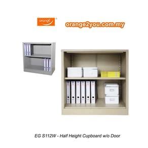 Almari Besi Terbuka Separuh Tinggi | Half Height
