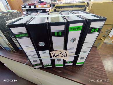 10 Biji Fail Hitam Keras Terpakai