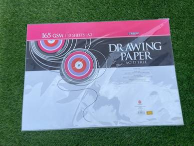 B885 Kertas Lukisan 165GSM A2 Drawing Paper CAMPAP