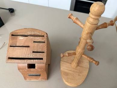 Knife stand and cup stand