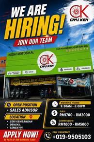 Sales Executive Motorsikal Baru