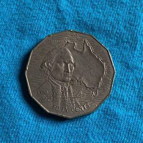 Australia 50 Cents Captain Cook 1970