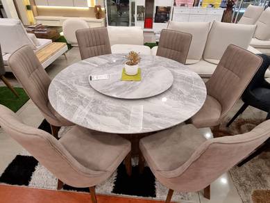 Round Dining Set (1+6)4.5ft