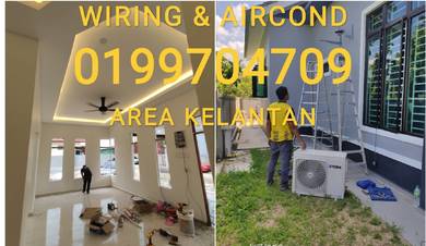 Rumah pendawaian elektrik dan aircond
‎
