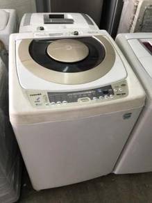 Round 10kg Mesin Toshiba Basuh Washing Macine Auto