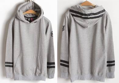 BLACK RED HOODIE POCKET SWEATER PULLOVER SHiRT MEN