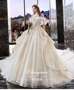 White wedding bridal dress gown RB1731