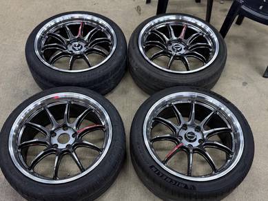 Sport Rim 18 Second Work Emotion ZR-10 Siap Tayar