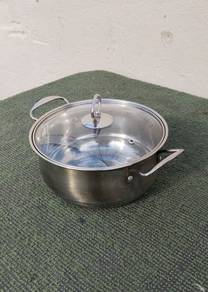 B819 Periuk Keluli 22 cm Stainless Steel Stock Pot