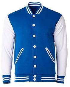 VARSITY Jacket colour ROYAL BLUE WHITE CRJ1103