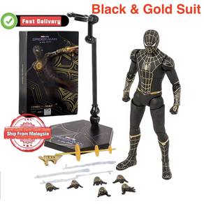 ZD Toys Original Spider-Man Black & Gold Suit Acti