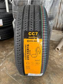Tayar baru 205 55 16 Continental cc7 almera exora