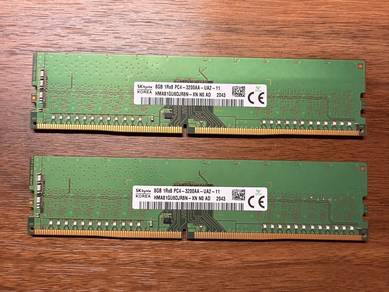 2x SK hynix 8GB DDR4 3200MTs desktop