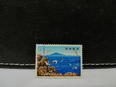 1969 Japan Stamp National Park Sea Gulls Birds