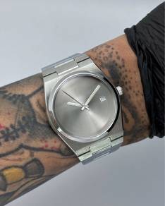 40mm Silver Sterile PRX Custom Seiko Mod Automatic