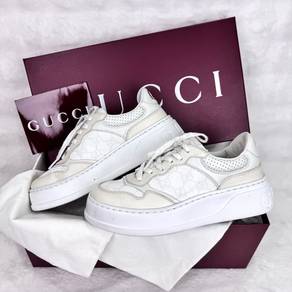Gucci White Cream Chunky Platform Sneakers