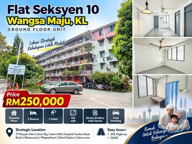Flat For Sale in Seksyen 10 Wangsa Maju