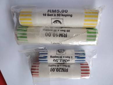 New Malaysia Coin 5,10,20,50Sen 全新散钱5，10，20，50分