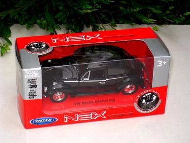 Welly 11CM VW Volkswagen Beetle Classic Car Black