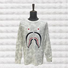 Bape City Camo WGM White Long-Sleeve Tee