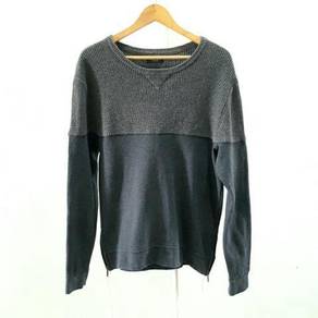 Zara man half knitted Long Sleeve Top