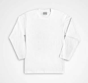 T-shirt long sleeve white