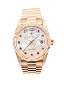 Rolex Day Date 36 MOP Ruby 18238